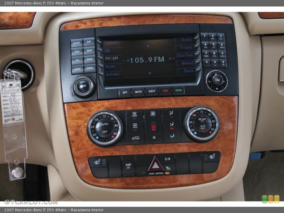 Macadamia Interior Controls for the 2007 Mercedes-Benz R 350 4Matic #65550306