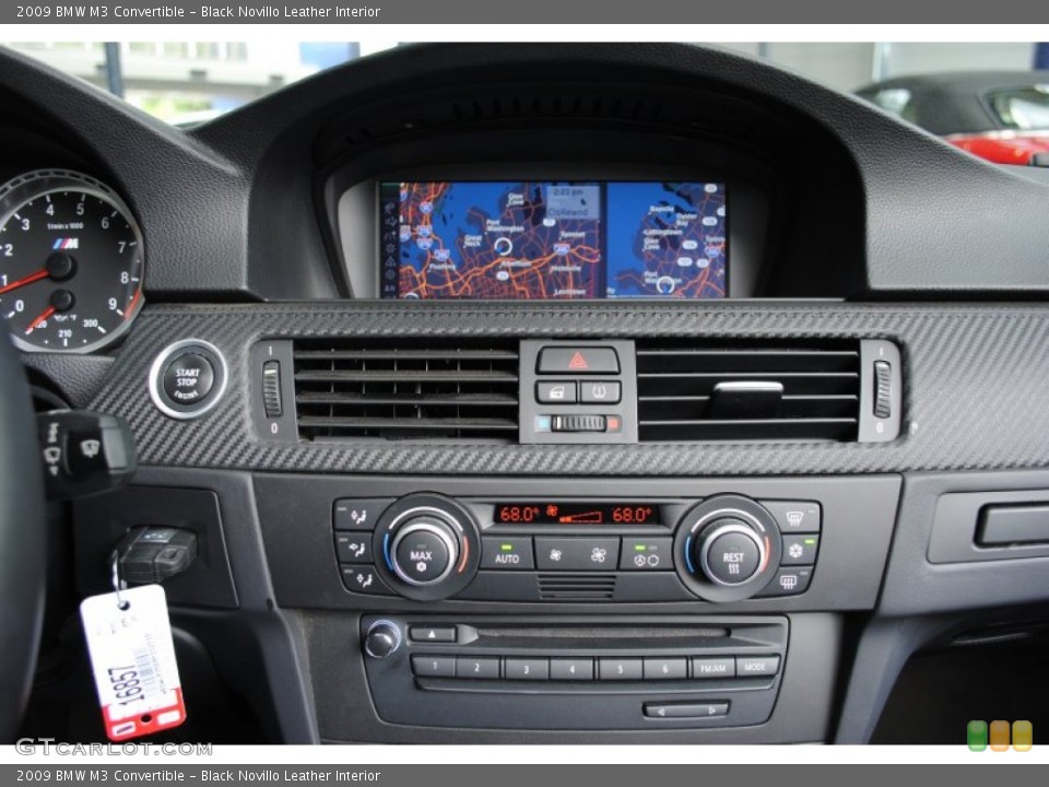 Black Novillo Leather Interior Controls for the 2009 BMW M3 Convertible #65551442