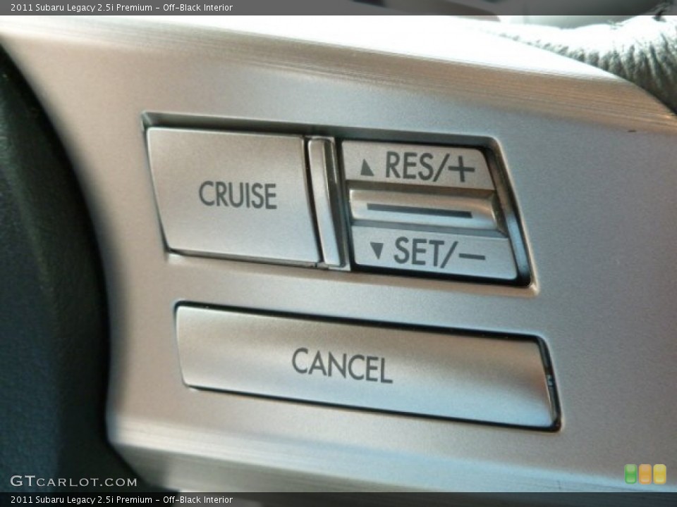 Off-Black Interior Controls for the 2011 Subaru Legacy 2.5i Premium #65552783