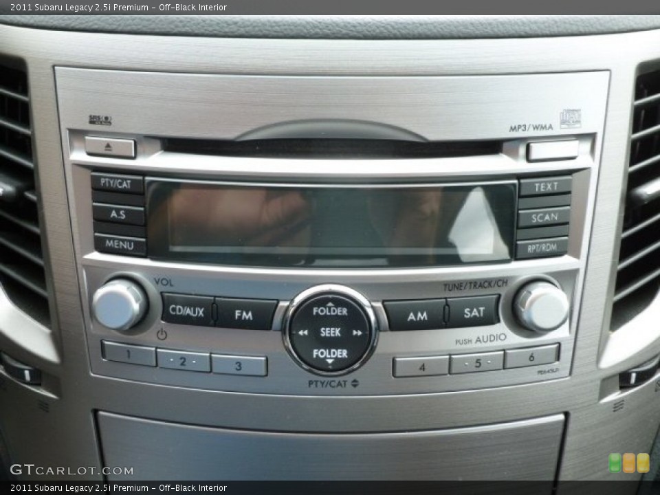 Off-Black Interior Audio System for the 2011 Subaru Legacy 2.5i Premium #65552786