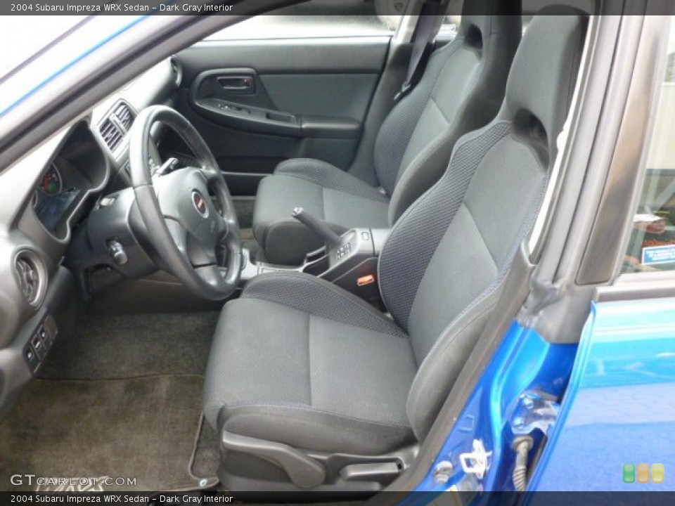 Dark Gray Interior Photo for the 2004 Subaru Impreza WRX Sedan #65552795