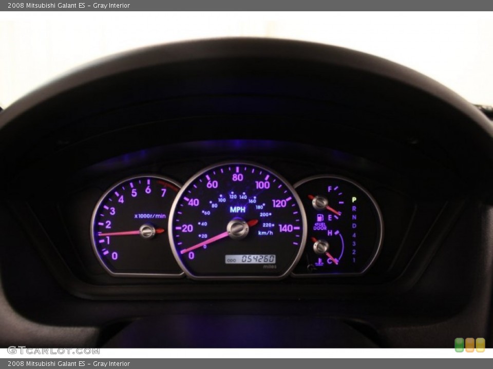 Gray Interior Gauges for the 2008 Mitsubishi Galant ES #65554598