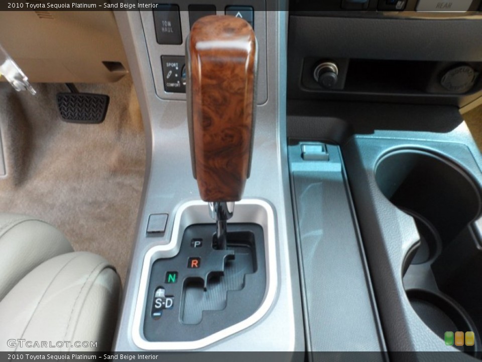 Sand Beige Interior Transmission for the 2010 Toyota Sequoia Platinum #65556794