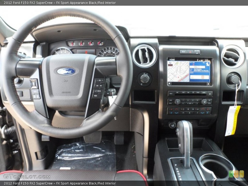 FX Sport Appearance Black/Red Interior Dashboard for the 2012 Ford F150 FX2 SuperCrew #65561963