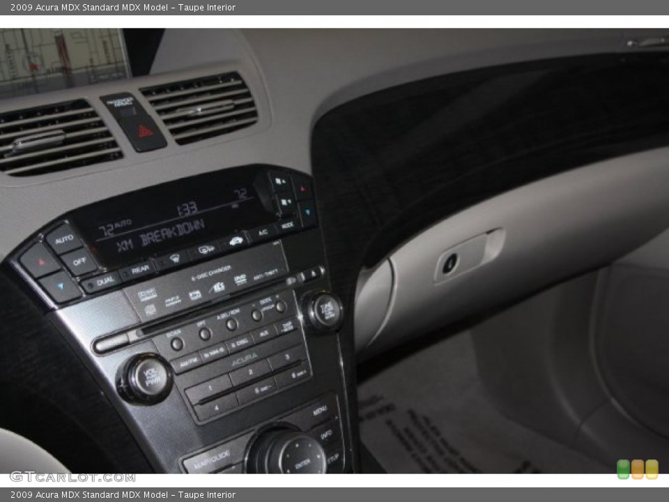 Taupe Interior Controls for the 2009 Acura MDX  #65562658