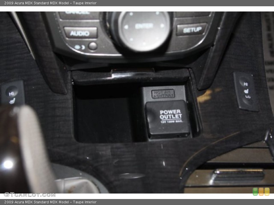 Taupe Interior Controls for the 2009 Acura MDX  #65562725