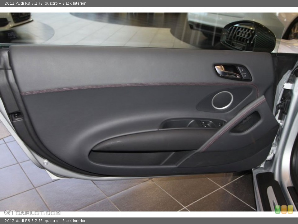 Black Interior Door Panel for the 2012 Audi R8 5.2 FSI quattro #65565647