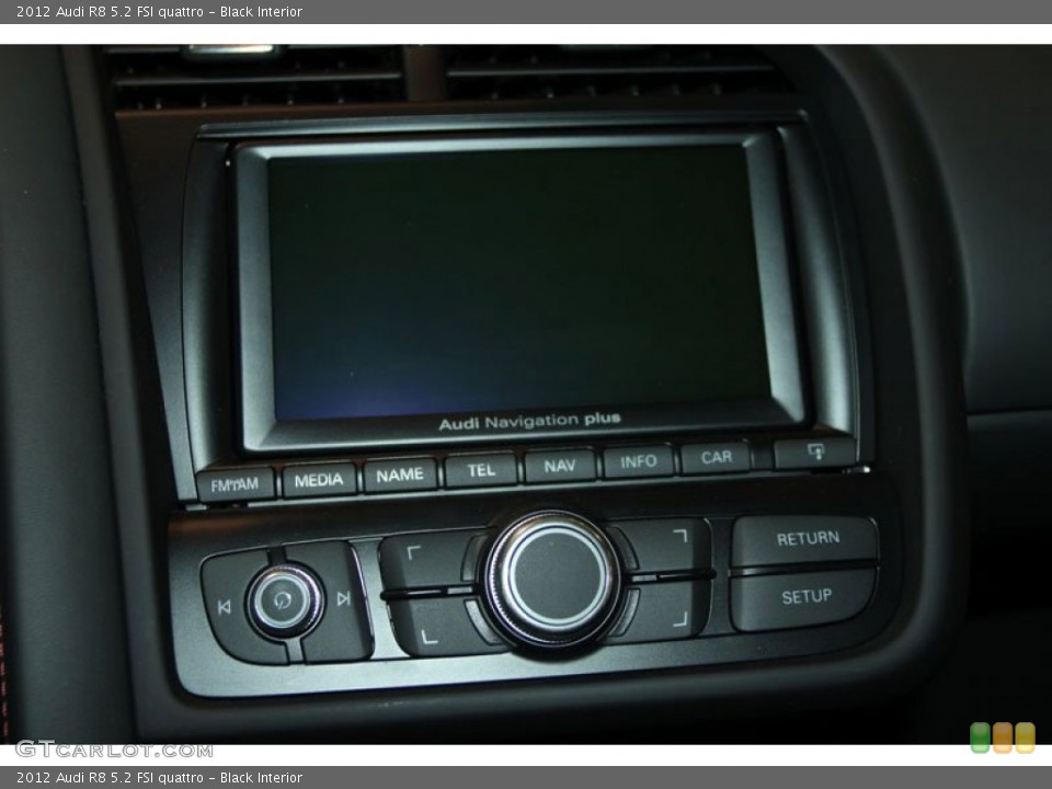 Black Interior Controls for the 2012 Audi R8 5.2 FSI quattro #65565674
