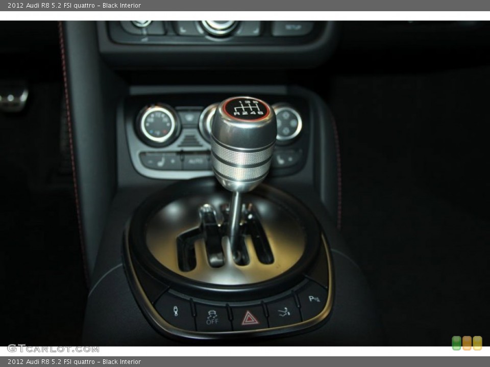 Black Interior Transmission for the 2012 Audi R8 5.2 FSI quattro #65565689