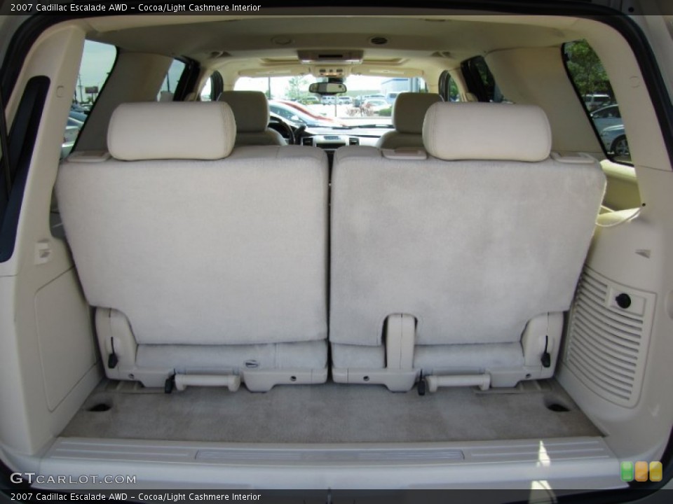 Cocoa/Light Cashmere Interior Trunk for the 2007 Cadillac Escalade AWD #65567405