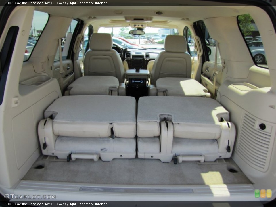 Cocoa/Light Cashmere Interior Trunk for the 2007 Cadillac Escalade AWD #65567414