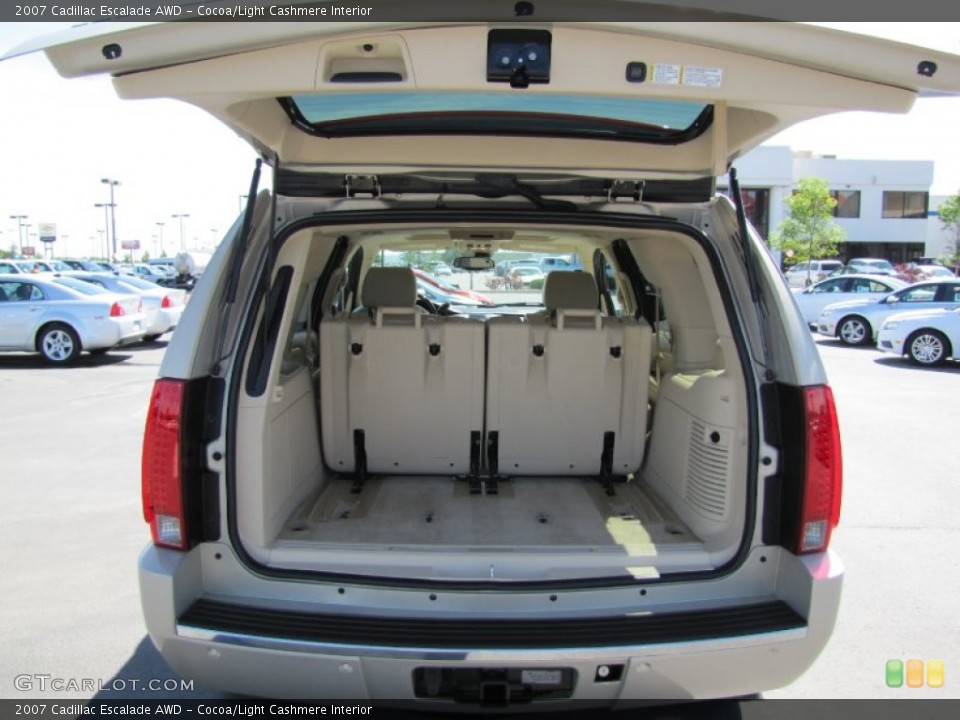 Cocoa/Light Cashmere Interior Trunk for the 2007 Cadillac Escalade AWD #65567438