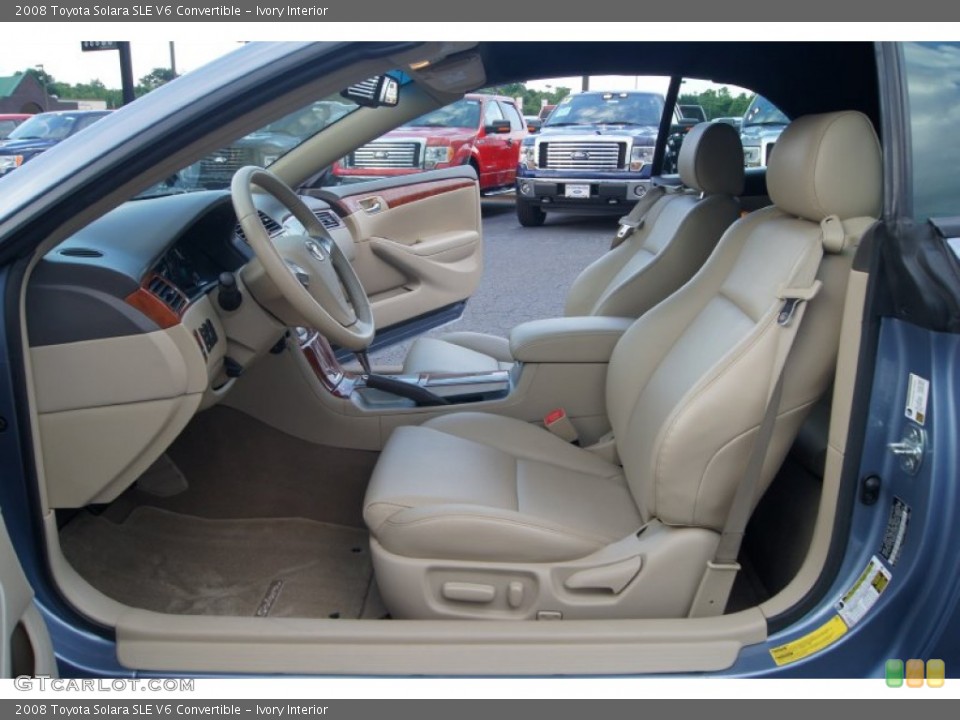 Ivory Interior Photo for the 2008 Toyota Solara SLE V6 Convertible #65568485