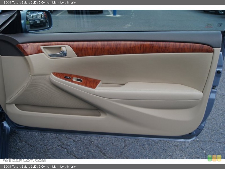 Ivory Interior Door Panel for the 2008 Toyota Solara SLE V6 Convertible #65568545