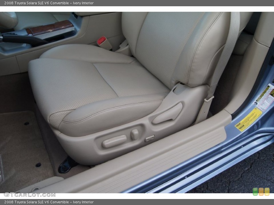 Ivory Interior Front Seat for the 2008 Toyota Solara SLE V6 Convertible #65568587