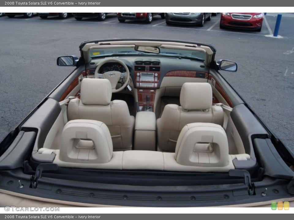 Ivory Interior Photo for the 2008 Toyota Solara SLE V6 Convertible #65568797