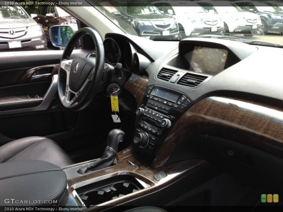 Ebony Interior Dashboard for the 2010 Acura MDX Technology #65568953