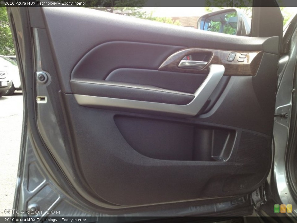 Ebony Interior Door Panel for the 2010 Acura MDX Technology #65568986