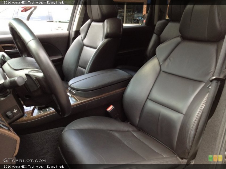Ebony Interior Photo for the 2010 Acura MDX Technology #65569001