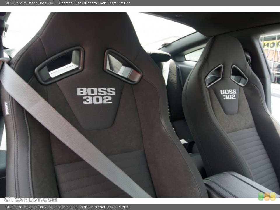 Charcoal Black/Recaro Sport Seats Interior Photo for the 2013 Ford Mustang Boss 302 #65569262