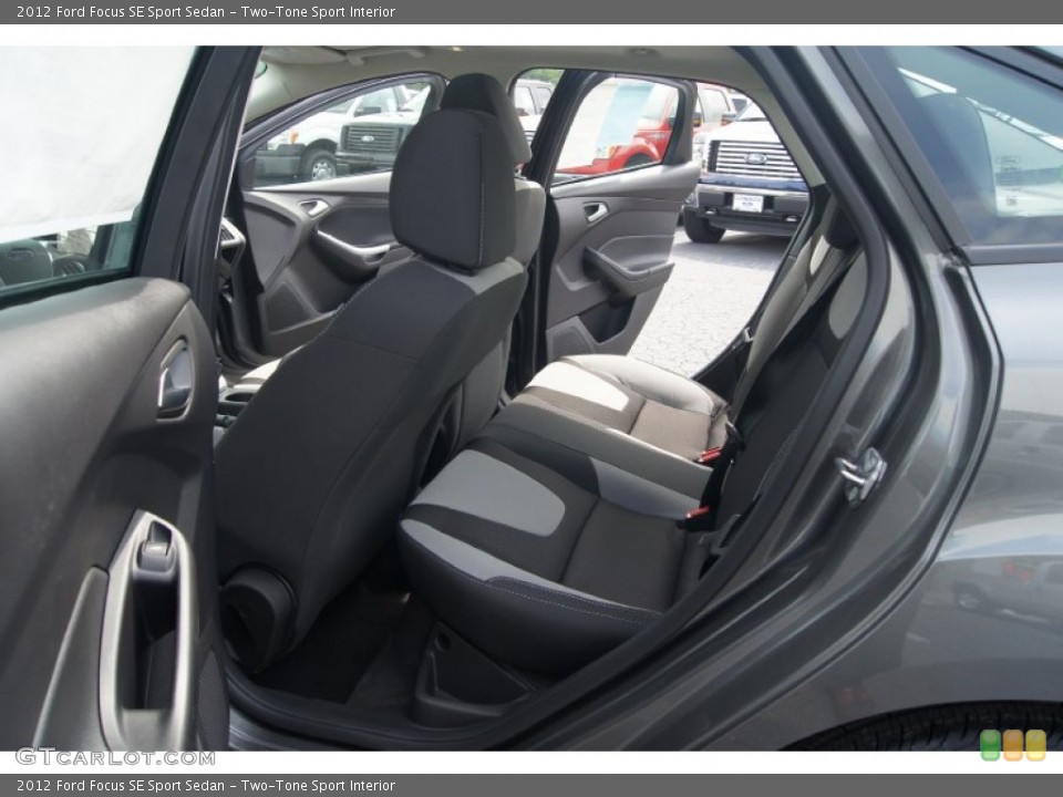Two-Tone Sport Interior Rear Seat for the 2012 Ford Focus SE Sport Sedan #65570837