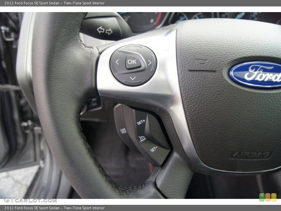 Two-Tone Sport Interior Controls for the 2012 Ford Focus SE Sport Sedan #65570879