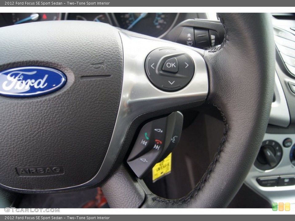 Two-Tone Sport Interior Controls for the 2012 Ford Focus SE Sport Sedan #65570882