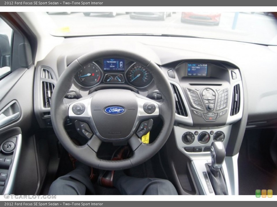 Two-Tone Sport Interior Dashboard for the 2012 Ford Focus SE Sport Sedan #65570885