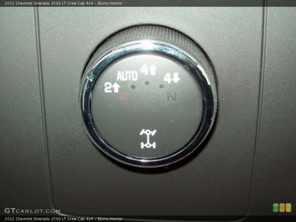 Ebony Interior Controls for the 2012 Chevrolet Silverado 1500 LT Crew Cab 4x4 #65572624