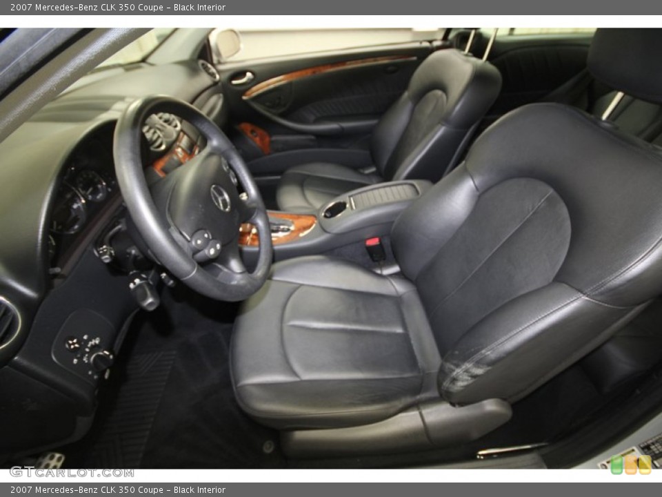 Black Interior Photo for the 2007 Mercedes-Benz CLK 350 Coupe #65574481