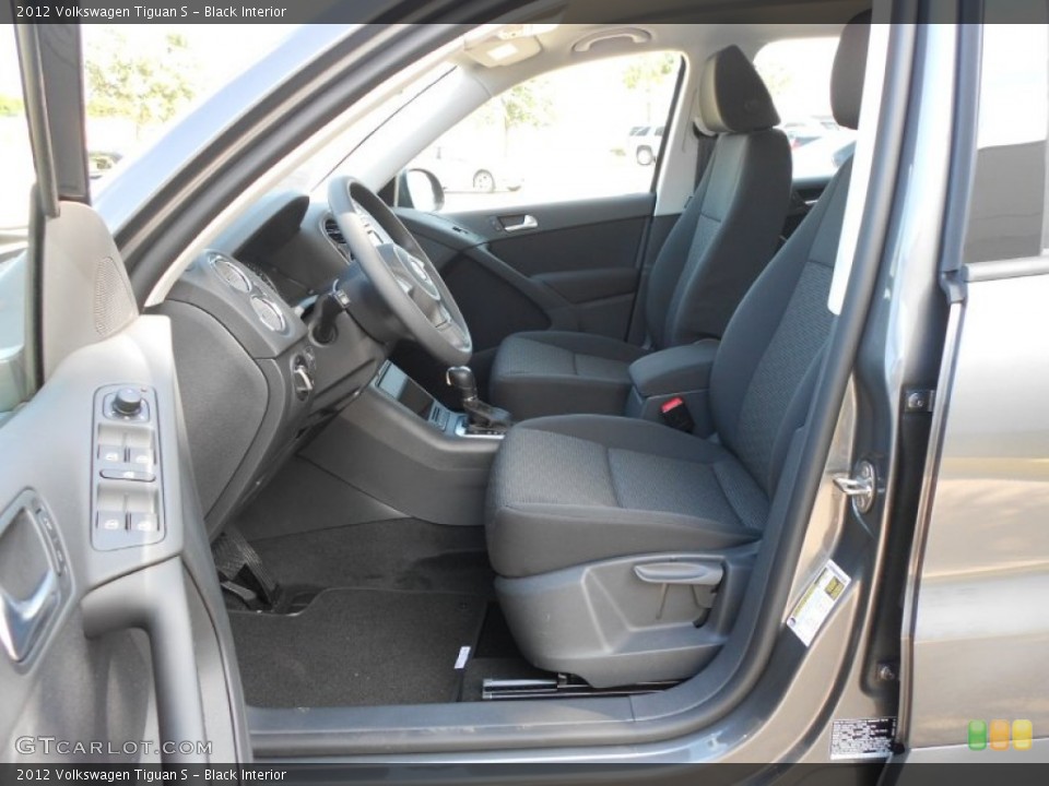 Black Interior Photo for the 2012 Volkswagen Tiguan S #65574653