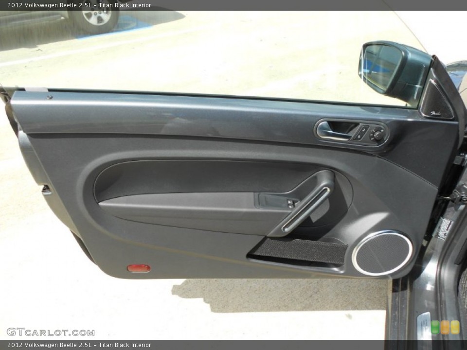 Titan Black Interior Door Panel for the 2012 Volkswagen Beetle 2.5L #65574980