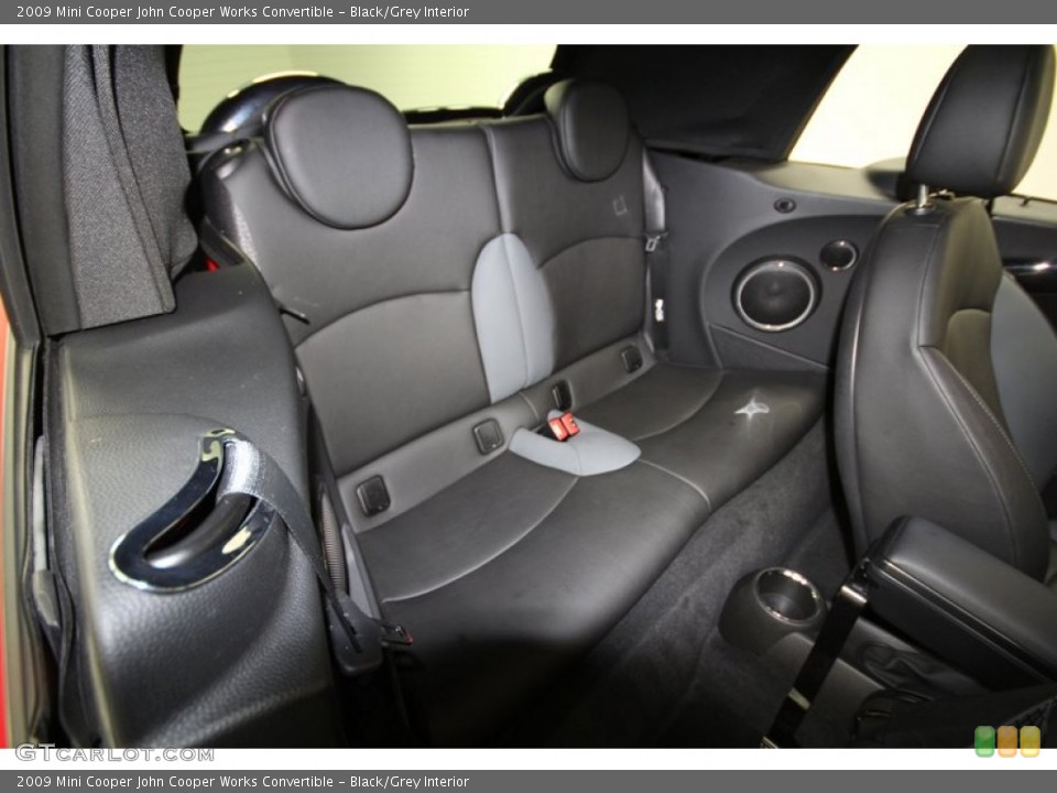 Black/Grey Interior Rear Seat for the 2009 Mini Cooper John Cooper Works Convertible #65575028