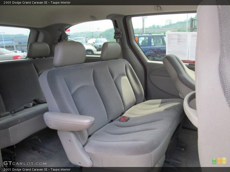 Taupe Interior Rear Seat for the 2003 Dodge Grand Caravan SE #65576786