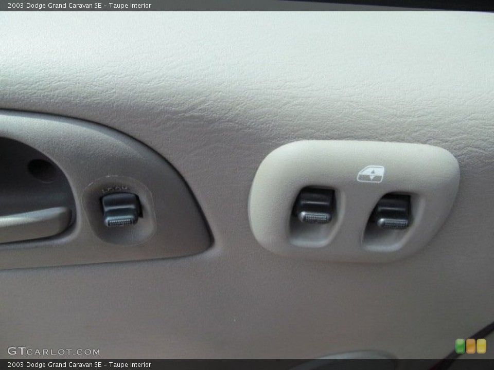 Taupe Interior Controls for the 2003 Dodge Grand Caravan SE #65576798