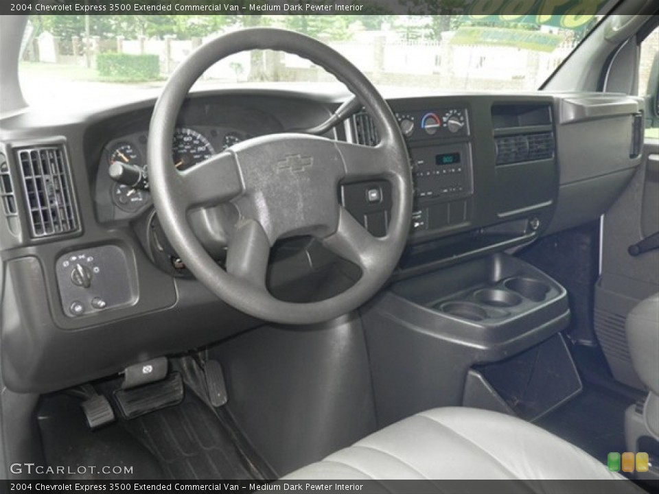 Medium Dark Pewter Interior Dashboard for the 2004 Chevrolet Express 3500 Extended Commercial Van #65578216