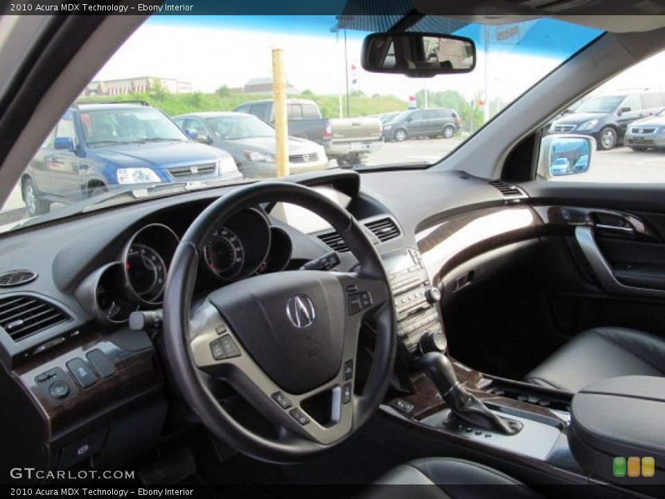 Ebony Interior Dashboard for the 2010 Acura MDX Technology #65578581