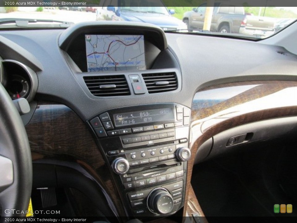 Ebony Interior Navigation for the 2010 Acura MDX Technology #65578594
