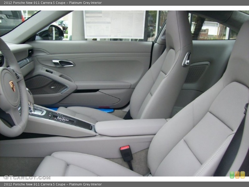 Platinum Grey Interior Photo for the 2012 Porsche New 911 Carrera S Coupe #65582120