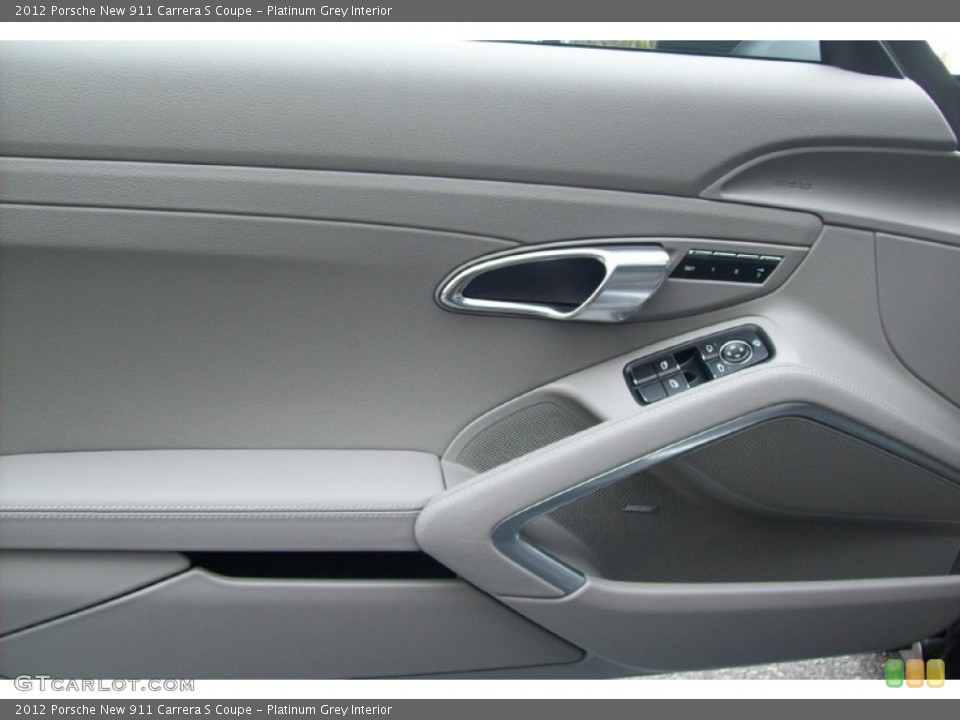 Platinum Grey Interior Door Panel for the 2012 Porsche New 911 Carrera S Coupe #65582129