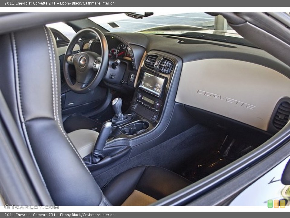 Ebony Black/Cashmere Interior Dashboard for the 2011 Chevrolet Corvette ZR1 #65582294