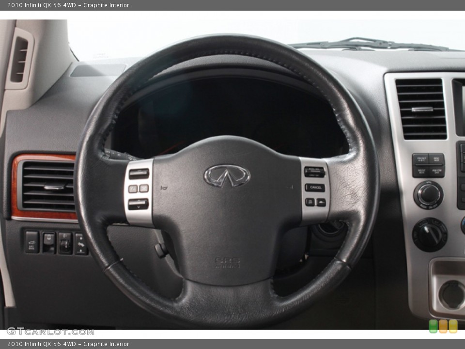 Graphite Interior Steering Wheel for the 2010 Infiniti QX 56 4WD #65583284
