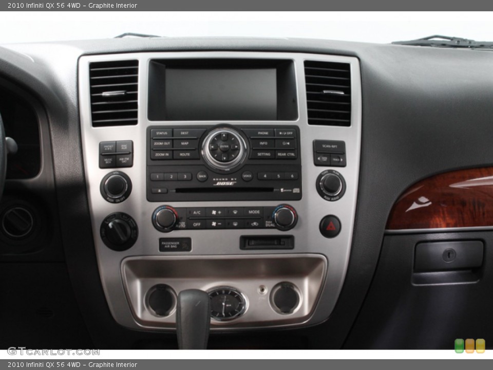 Graphite Interior Controls for the 2010 Infiniti QX 56 4WD #65583323