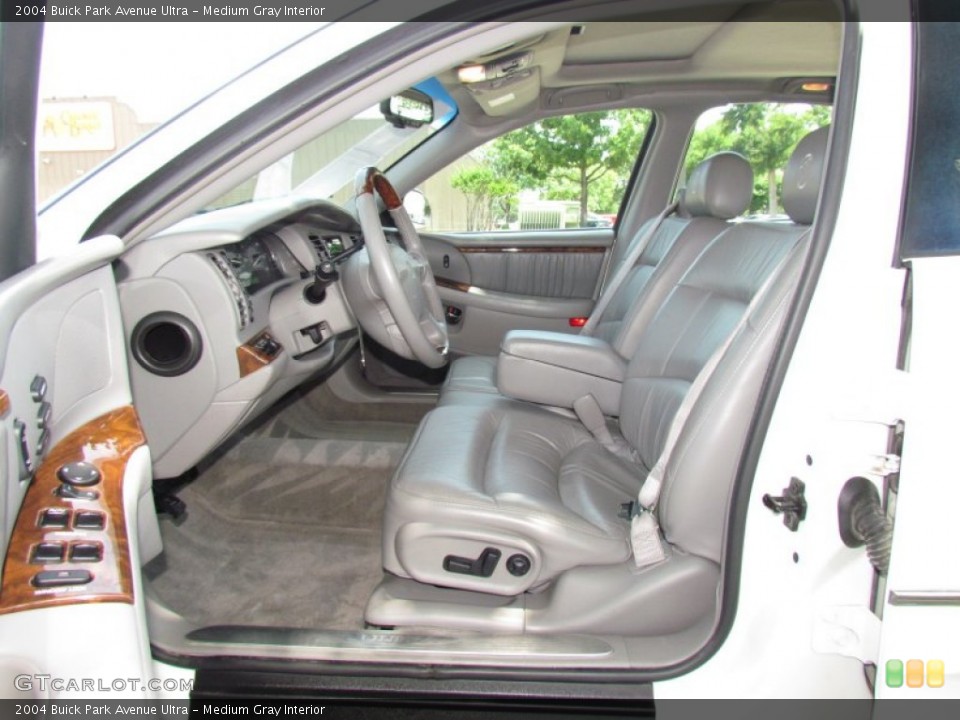 Medium Gray Interior Front Seat for the 2004 Buick Park Avenue Ultra #65583851