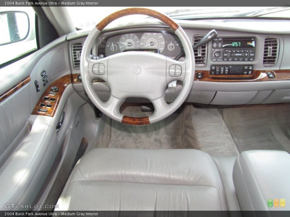 Medium Gray Interior Steering Wheel for the 2004 Buick Park Avenue Ultra #65583902