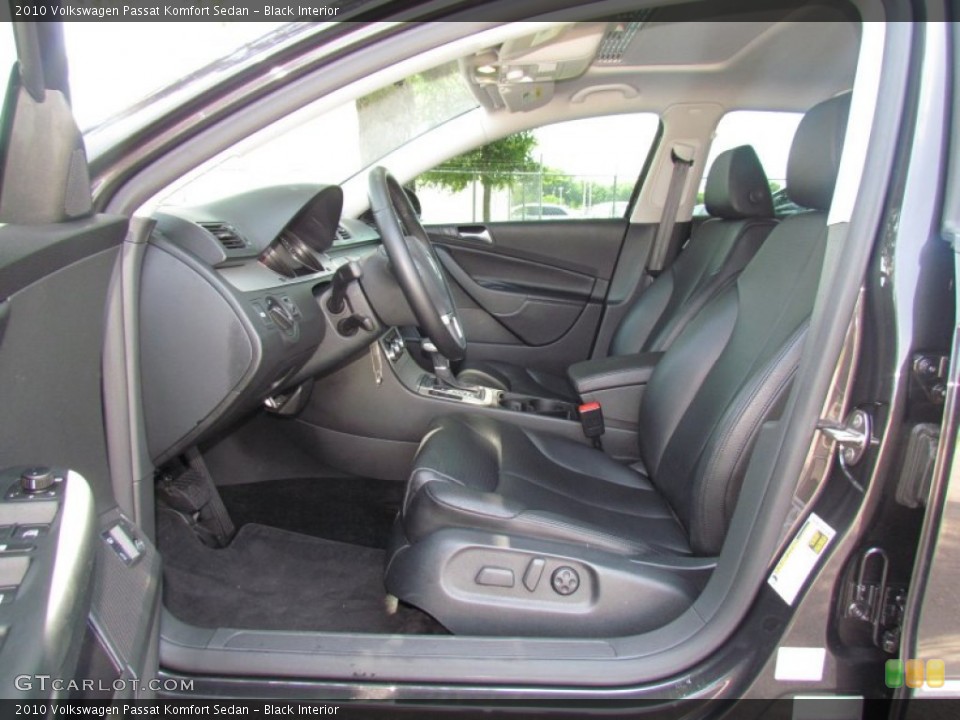 Black Interior Photo for the 2010 Volkswagen Passat Komfort Sedan #65584241
