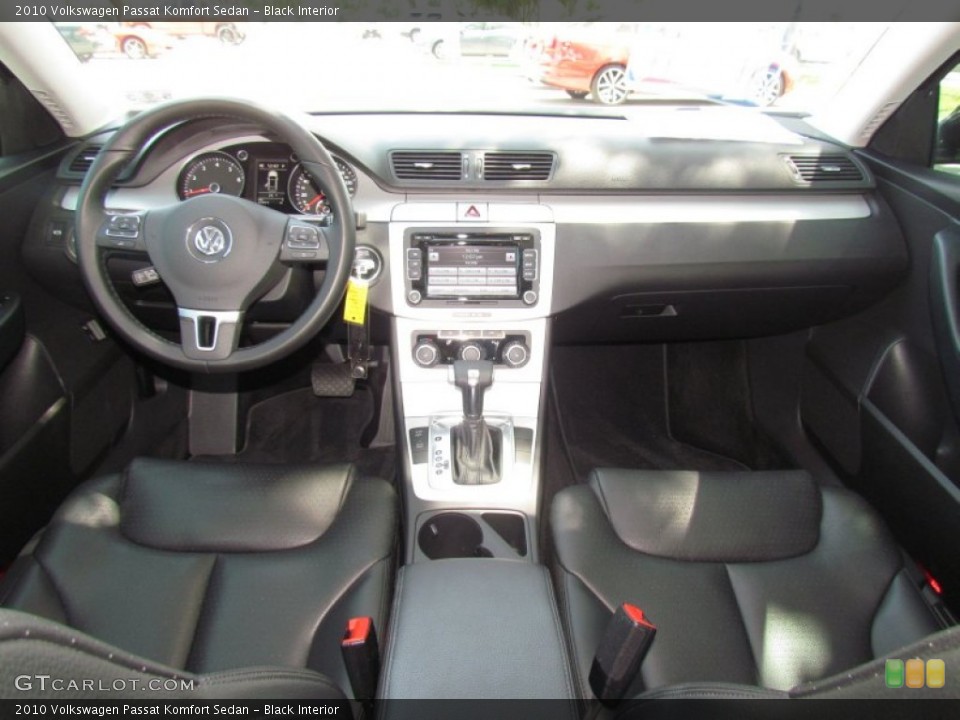 Black Interior Dashboard for the 2010 Volkswagen Passat Komfort Sedan #65584277