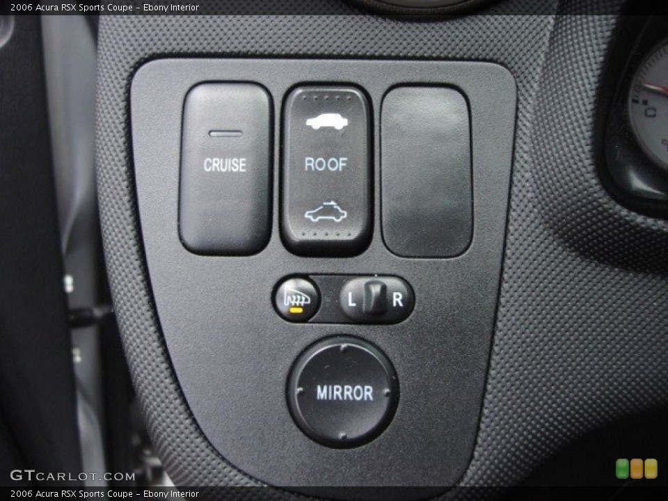 Ebony Interior Controls for the 2006 Acura RSX Sports Coupe #65584847