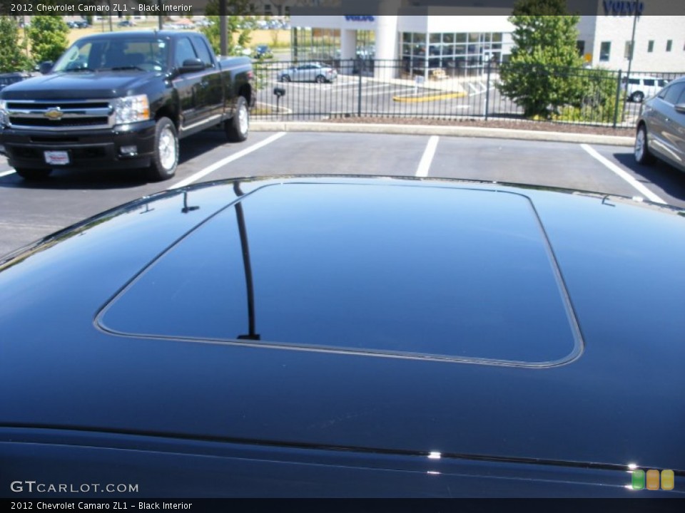 Black Interior Sunroof for the 2012 Chevrolet Camaro ZL1 #65589539