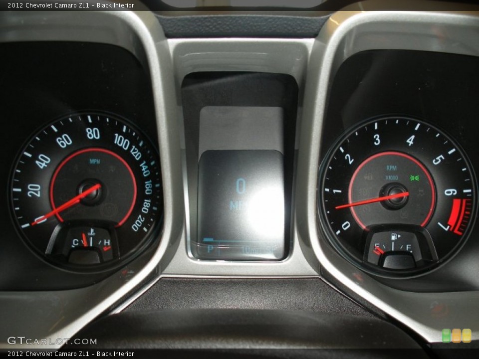 Black Interior Gauges for the 2012 Chevrolet Camaro ZL1 #65589557